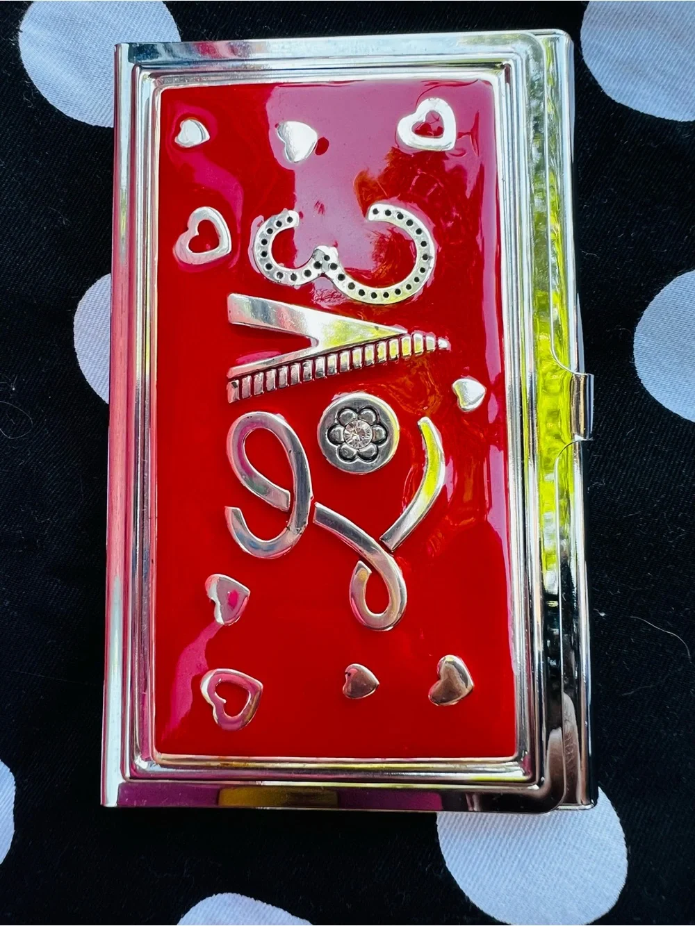 VINTAGE Brighton “HEARTLOVE CRDC” Card Case style E96180